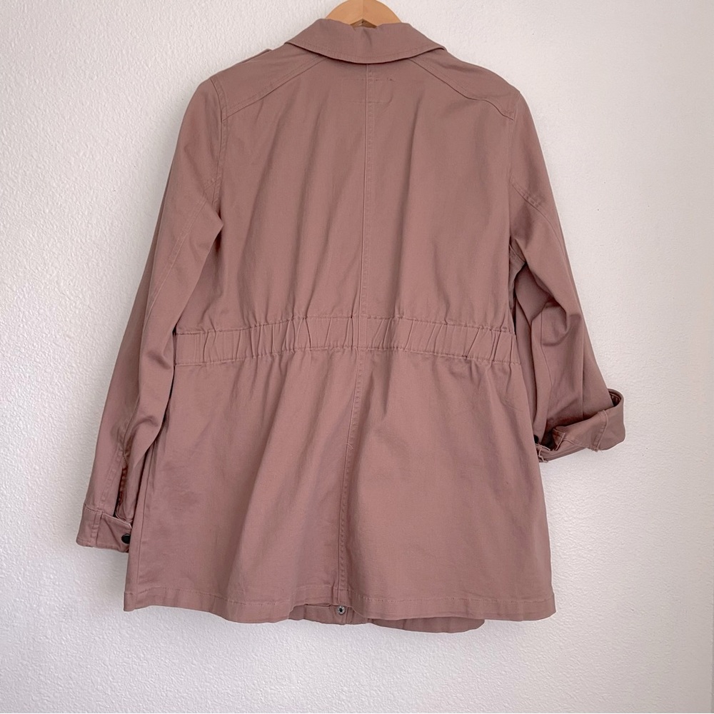NWOT Torrid Essential Twill Anorak Utility Chore Jacket Pink Clay - Picture 16 of 16
